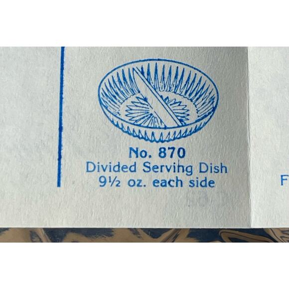 Vintage Princess House Highlights Lead Crystal Serving Dish # 870 - with Box - Picture 6 of 7